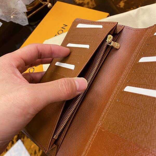 高仿lv 熊貓長錢包 Brazza錢包