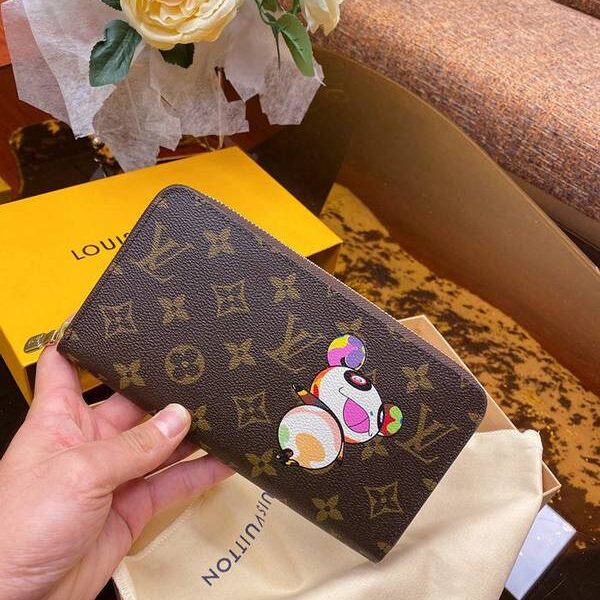 高仿lv長錢包 熊貓ZIPPY 拉鏈錢包
