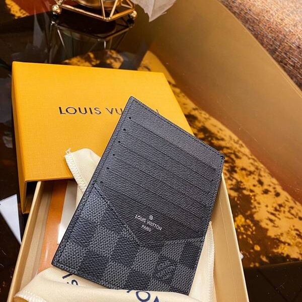 高仿 lv卡包名片夾 黑格紋