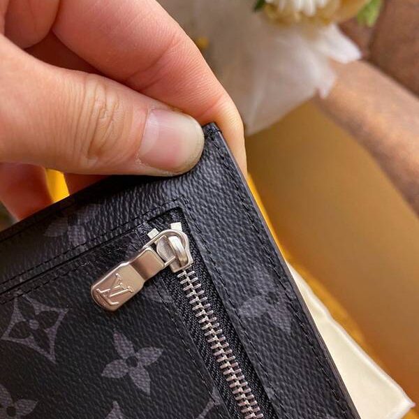 奢侈品lv卡包 名片夾 黑花ID卡夾