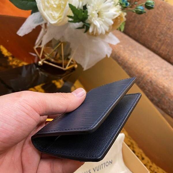 頂級原單 lv橙條紋 口袋錢夾 Epi水波紋