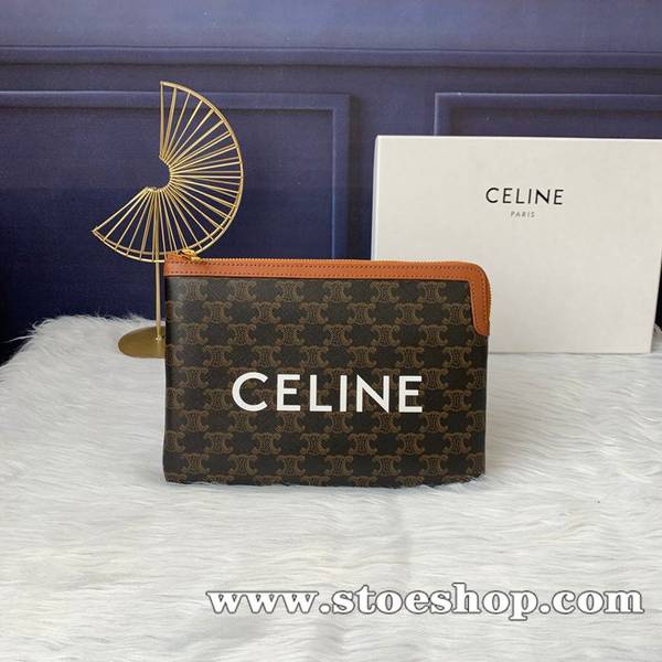 高仿名牌包 小號CELINE TRIOMPHE印花手包