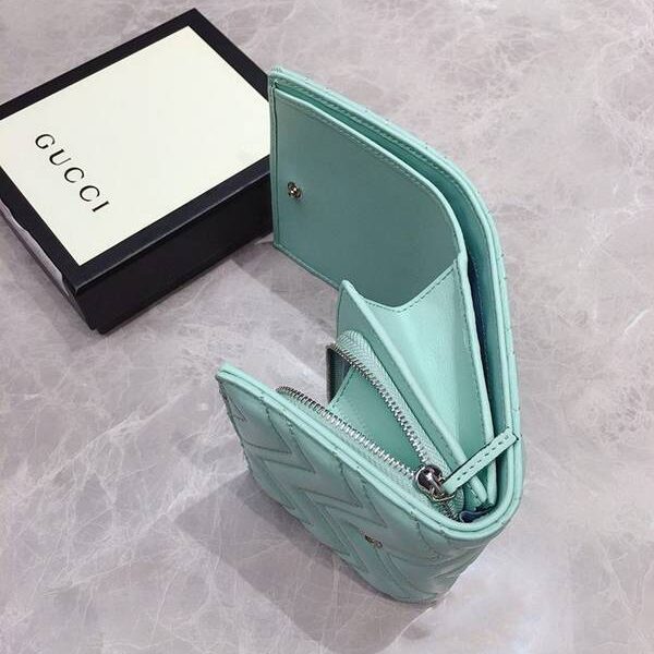 高仿網臺灣Gucci短錢包,零錢包Gucci2020春夏馬卡龍新色～短式錢包 零錢包 雙G相連 輕巧可愛最時尚 598629 xxqb10263
