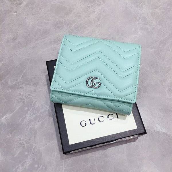 高仿網臺灣Gucci短錢包,零錢包Gucci2020春夏馬卡龍新色～短式錢包 零錢包 雙G相連 輕巧可愛最時尚 598629 xxqb10263