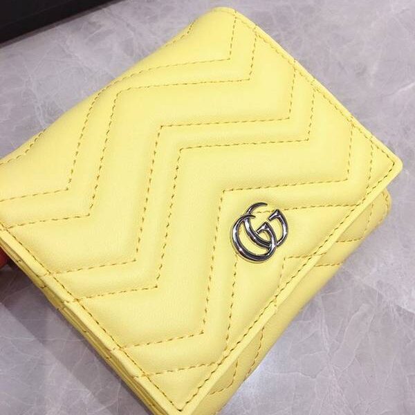 奢侈品1：1Gucci短錢包,零錢包Gucci2020春夏馬卡龍新色～短式錢包 零錢包 雙G相連 輕巧可愛最時尚 598629 xxqb10264