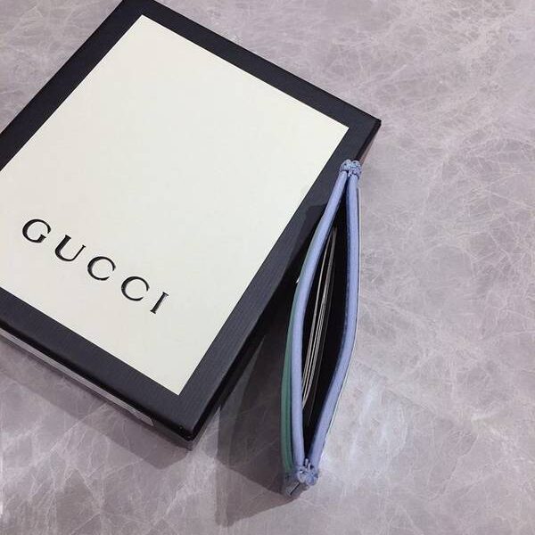高仿精品Gucci卡包名片夾Gucci2020春夏馬卡龍新色 卡包名片夾雙G相連 型號：443127 xxqb10266