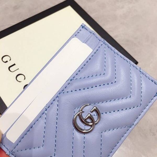 原單A貨Gucci卡包名片夾Gucci2020春夏馬卡龍新色 卡包名片夾雙G相連 型號：443127 xxqb10267