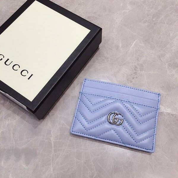 原單A貨Gucci卡包名片夾Gucci2020春夏馬卡龍新色 卡包名片夾雙G相連 型號：443127 xxqb10267
