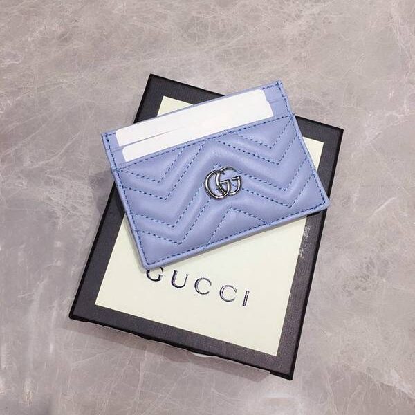 原單A貨Gucci卡包名片夾Gucci2020春夏馬卡龍新色 卡包名片夾雙G相連 型號：443127 xxqb10267