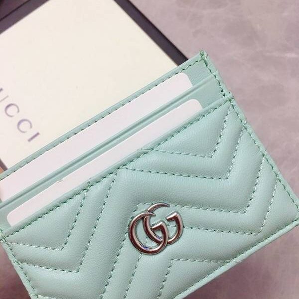 原單1：1Gucci卡包名片夾Gucci2020春夏馬卡龍新色 卡包名片夾雙G相連 型號：443127 xxqb10269