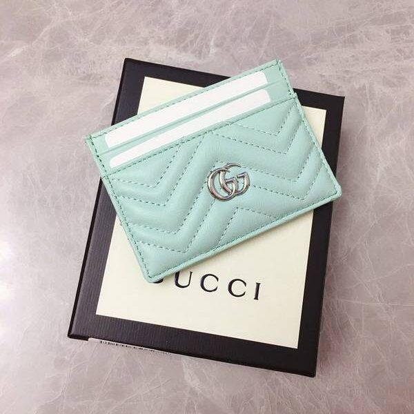 原單1：1Gucci卡包名片夾Gucci2020春夏馬卡龍新色 卡包名片夾雙G相連 型號：443127 xxqb10269