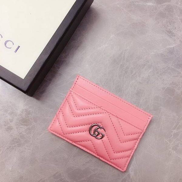 最高等級A貨Gucci卡包名片夾Gucci2020春夏馬卡龍新色 卡包名片夾雙G相連 型號：443127 xxqb10270