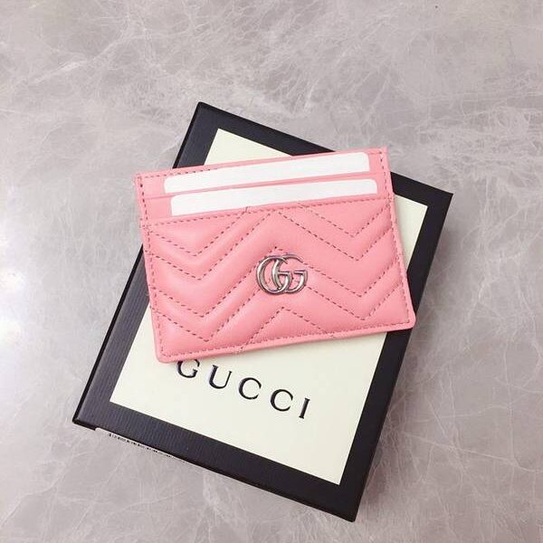最高等級A貨Gucci卡包名片夾Gucci2020春夏馬卡龍新色 卡包名片夾雙G相連 型號：443127 xxqb10270