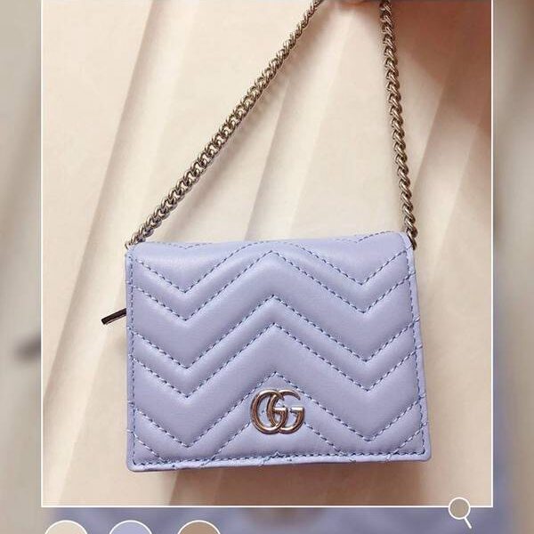 頂級1：1Gucci卡包名片夾Gucci2020春夏馬卡龍新色 卡包名片夾 配可拆卸鏈條 625693 xxqb10272