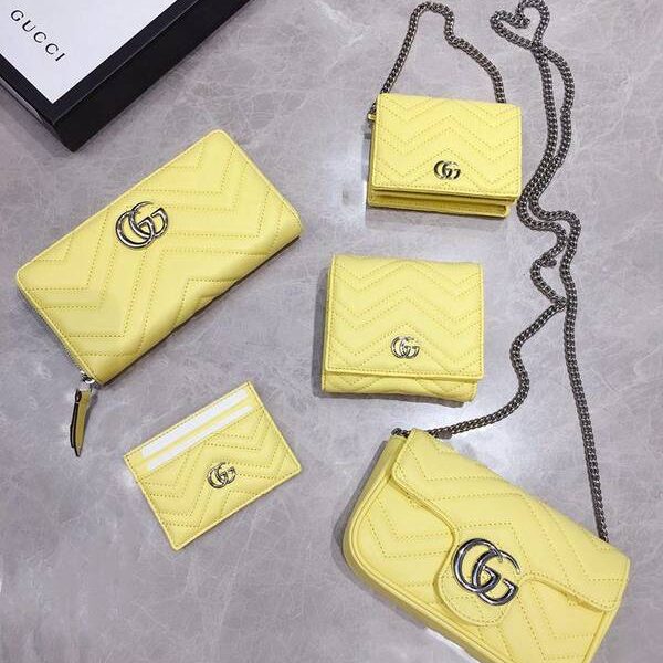 原單Gucci卡包名片夾Gucci2020春夏馬卡龍新色 卡包名片夾 配可拆卸鏈條 625693 xxqb10273