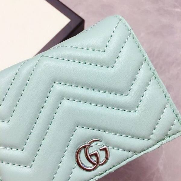 原單Gucci卡包名片夾Gucci2020春夏馬卡龍新色 卡包名片夾 配可拆卸鏈條 625693 xxqb10275