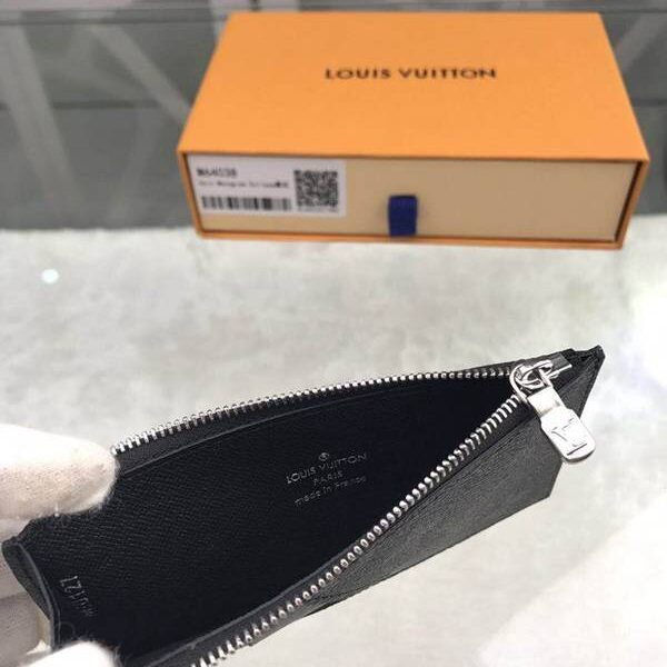 高仿精品lv卡包名片夾路易威登M64038黑花 海外特供(專櫃貨) Coin卡夾 存放硬幣零錢 xxqb10492