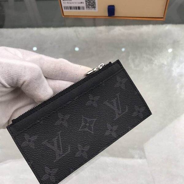 高仿精品lv卡包名片夾路易威登M64038黑花 海外特供(專櫃貨) Coin卡夾 存放硬幣零錢 xxqb10492