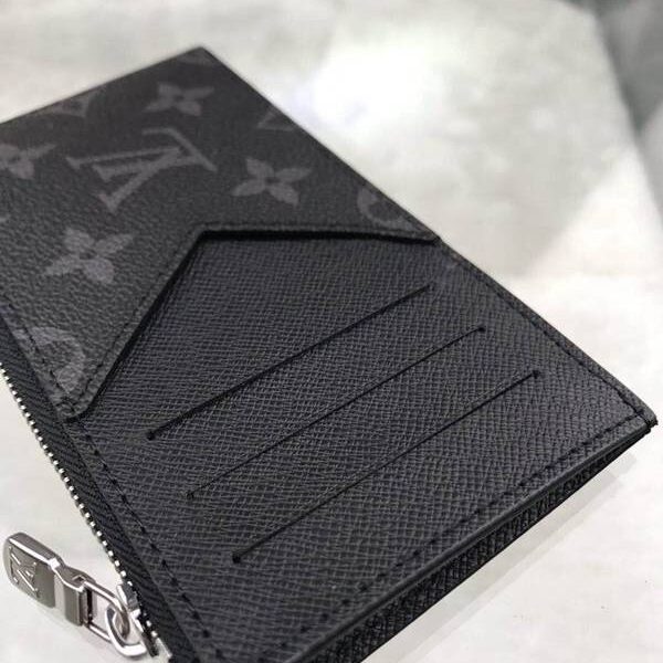 高仿精品lv卡包名片夾路易威登M64038黑花 海外特供(專櫃貨) Coin卡夾 存放硬幣零錢 xxqb10492