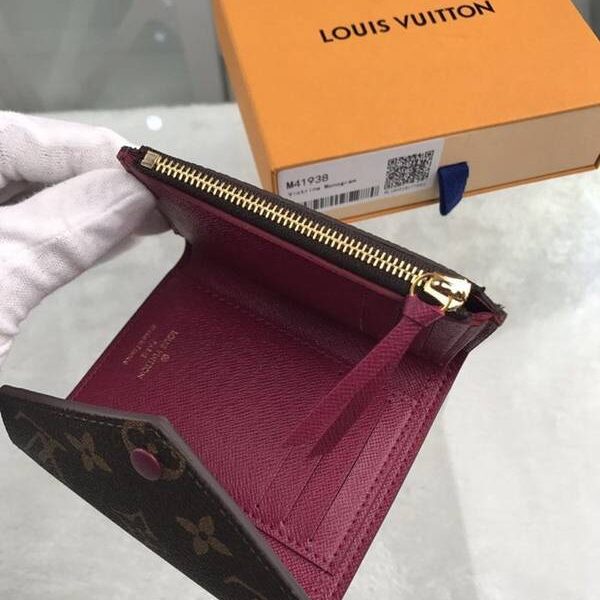 高仿lv短錢包路易威登M41938海外特供（專櫃貨） 全進口皮料，歐牙拉鏈 xxqb10500