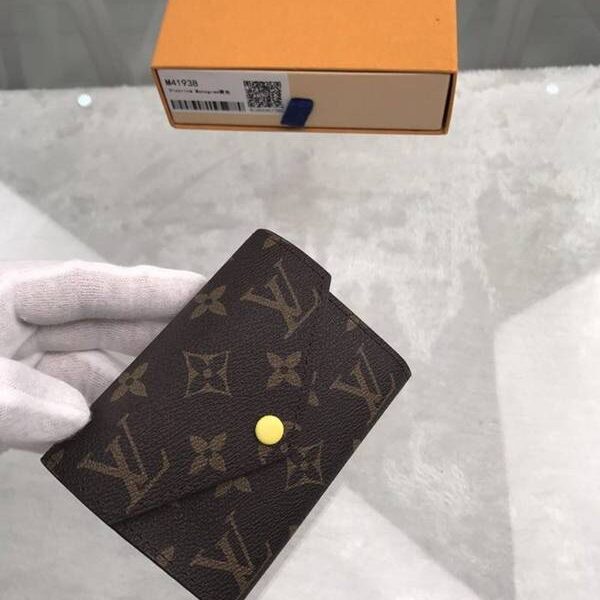 a貨lv短錢包路易威登M41938黃（專櫃貨） 全進口皮料，歐牙拉鏈 xxqb10502