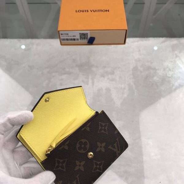 a貨lv短錢包路易威登M41938黃（專櫃貨） 全進口皮料，歐牙拉鏈 xxqb10502