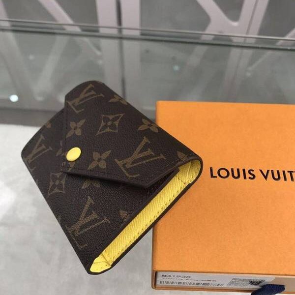 a貨lv短錢包路易威登M41938黃（專櫃貨） 全進口皮料，歐牙拉鏈 xxqb10502