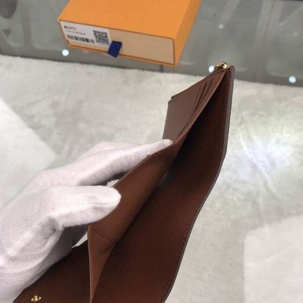 奢侈品lv短錢包路易威登M62472 全進口皮料，歐牙拉鏈xxqb10504