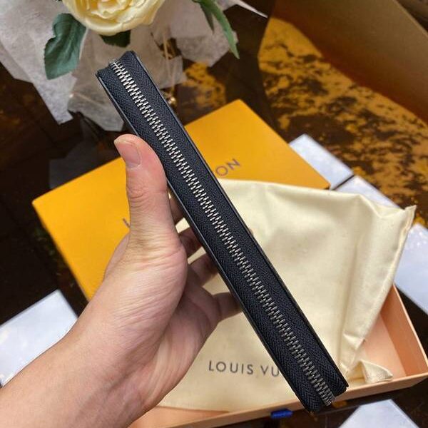 原單a貨lv長錢包,拉鏈錢包路易威登M60002 閃電黑花 Zippy大號錢夾 xxqb10553