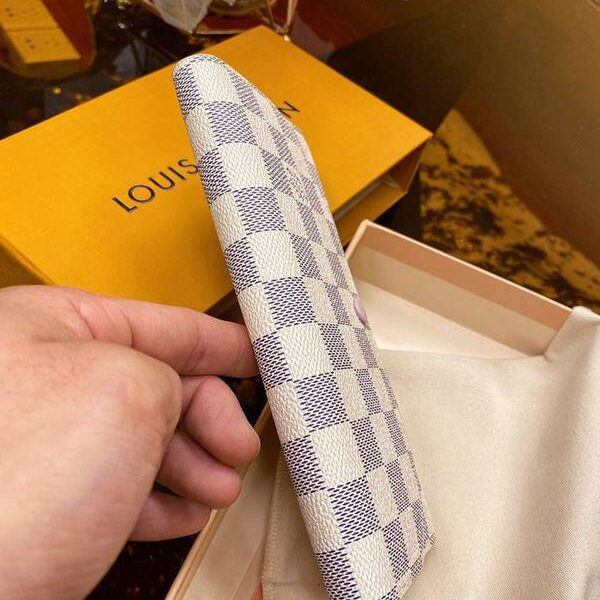 頂級1：1lv長錢包路易威登N41625 白格粉裏 長錢包 xxqb10566