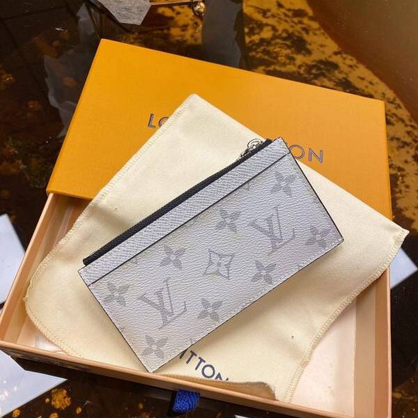 頂級原單lv卡包名片夾路易威登M30271 白色 COIN 卡夾 xxqb10575