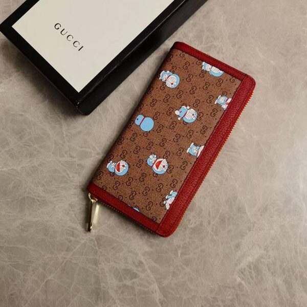 高仿名牌gucci長錢夾哆啦A夢
