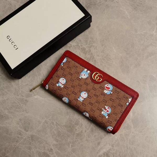 高仿名牌gucci長錢夾哆啦A夢