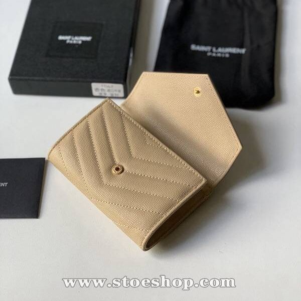 奢侈品1：1ysl短錢包聖羅蘭卡包 進口小顆粒牛皮 頂級原單 414404xxqb10648