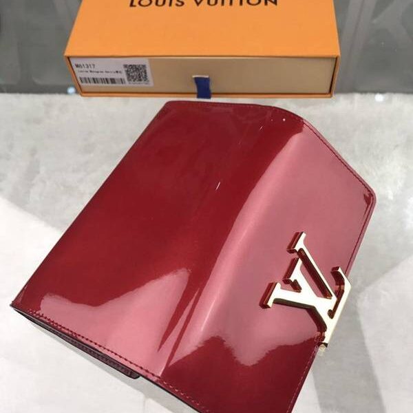 最高等級lv長錢包路易威登M61317棗紅海外特供（專櫃貨）鏡面小牛皮材質的優雅錢夾 xxqb10703