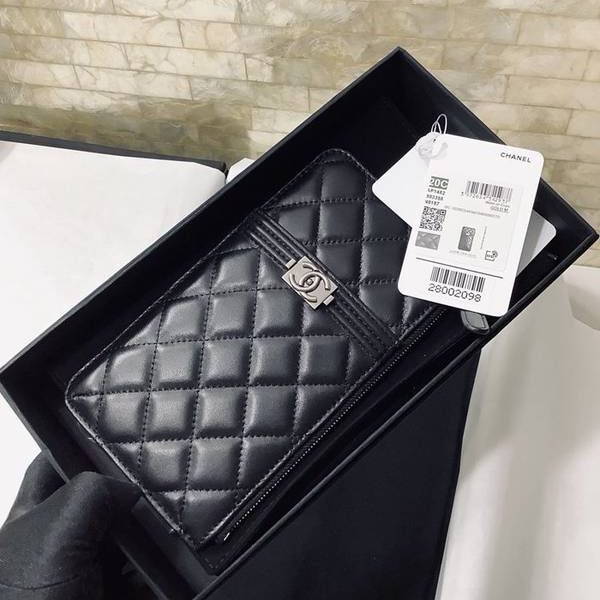 頂級原單chanel手機包挎包chanel 2020新品 經典款進口羊皮和球紋菱格紋雙C Boy手機包 卡包 1482xxqb10928