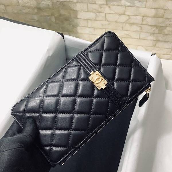 最高等級chanel手機包挎包chanel 2020新品 經典款進口羊皮和球紋菱格紋雙C Boy手機包 卡包 1482xxqb10929