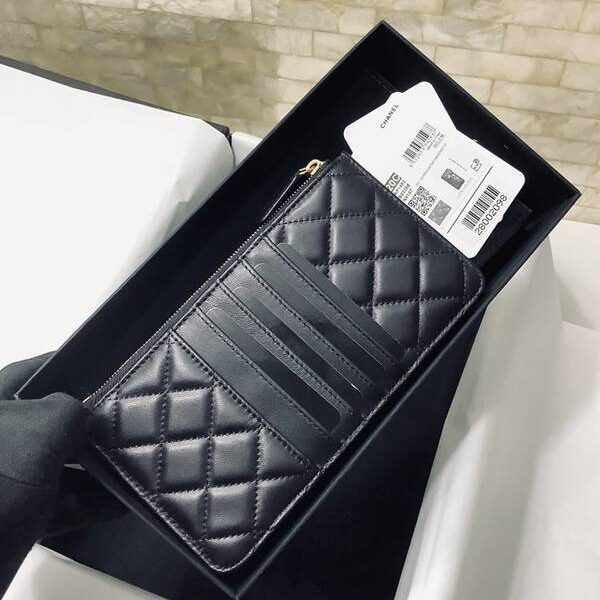 最高等級chanel手機包挎包chanel 2020新品 經典款進口羊皮和球紋菱格紋雙C Boy手機包 卡包 1482xxqb10929