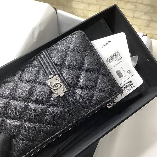 高仿名牌包chanel手機包挎包chanel 2020新品 經典款進口羊皮和球紋菱格紋雙C Boy手機包 卡包 1482xxqb10930