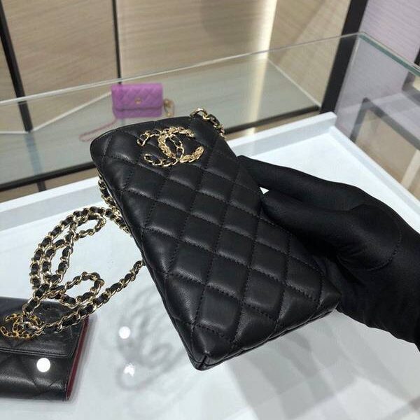 高仿精品批發chanel手機包挎包chanel 秋冬新款 必備單品 全新雙 手機包 AP1836Yxxqb10932