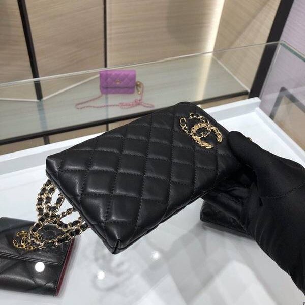 高仿精品批發chanel手機包挎包chanel 秋冬新款 必備單品 全新雙 手機包 AP1836Yxxqb10932