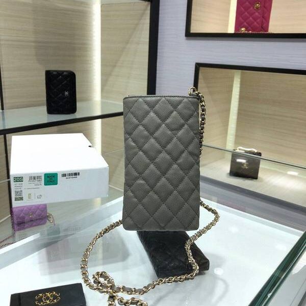 高仿包chanel手機包挎包chanel 秋冬新款 必備單品 全新雙 手機包 AP1836Yxxqb10933