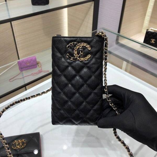 高仿包包批發chanel手機包挎包chanel 秋冬新款 必備單品 全新雙 手機包 AP1836Yxxqb10936