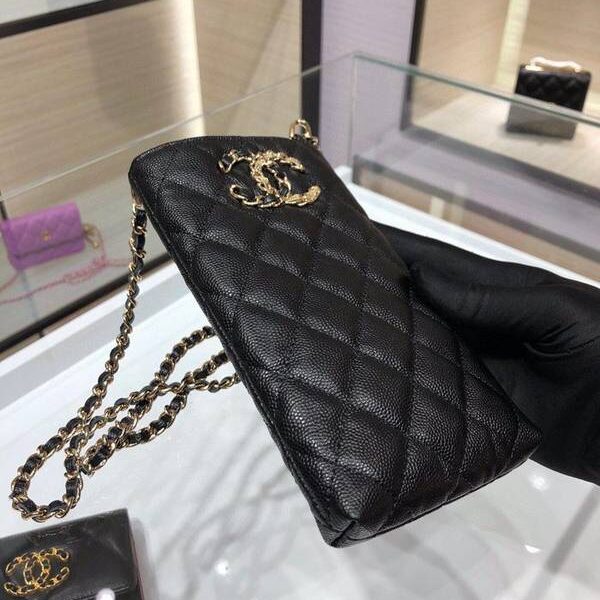 高仿包包批發chanel手機包挎包chanel 秋冬新款 必備單品 全新雙 手機包 AP1836Yxxqb10936