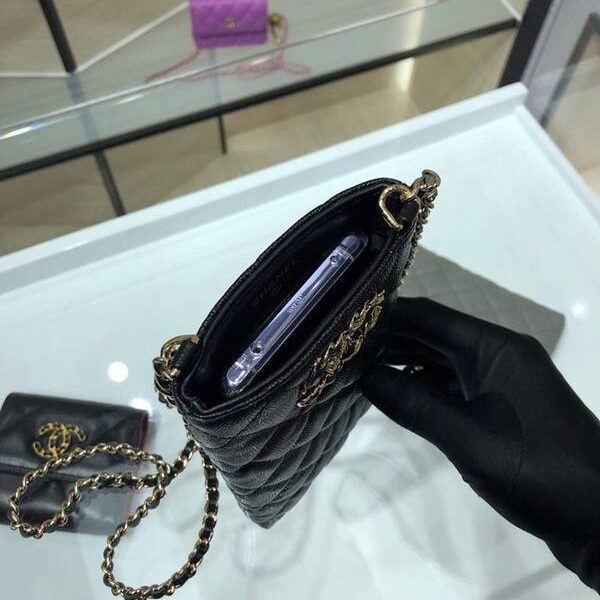 高仿包包批發chanel手機包挎包chanel 秋冬新款 必備單品 全新雙 手機包 AP1836Yxxqb10936