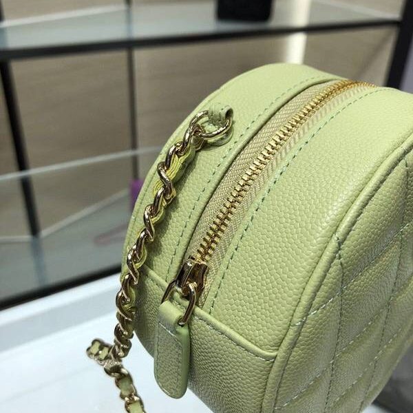 奢侈品a貨chanel挎包chanel 2020秋冬款圓餅鏈條包 魚子醬牛皮 尺寸12cm AP1805Yxxqb10938