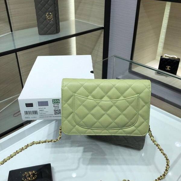 最高等級chanel挎包chanel 2020秋冬最新款woc 魚子醬牛皮 19cm AP1794Yxxqb10943