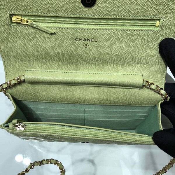 最高等級chanel挎包chanel 2020秋冬最新款woc 魚子醬牛皮 19cm AP1794Yxxqb10943