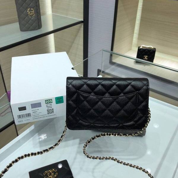 原版A貨chanel挎包chanel 2020秋冬最新款woc 魚子醬牛皮 19cm AP1794Yxxqb10946