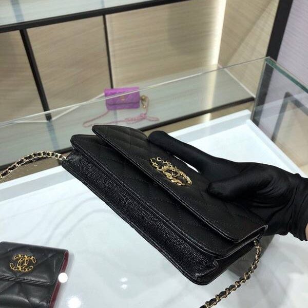 原版A貨chanel挎包chanel 2020秋冬最新款woc 魚子醬牛皮 19cm AP1794Yxxqb10946
